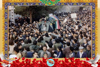 مراسم تشییع پیکر شهید والامقام عباس داودی