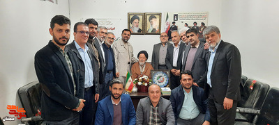 دیدار کارکنان بنیاد شهید با آیت‌الله شاهچراغی- بیست و چهارم اسفندماه ۱۴۰۱ دفتر نماینده مردم سمنان در خبرگان رهبری