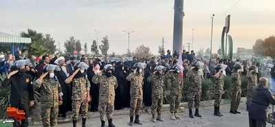 مراسم استقبال و تشییع لالههای زهرایی- بیستم آذرماه ۱۴۰۲ یادمان شهدای گمنام کوشک امام رضا(ع) شهرستان سمنان