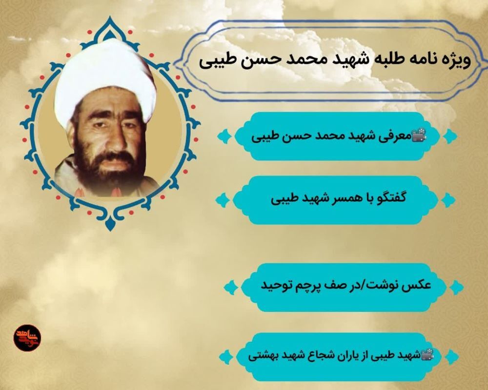 ویژه نامه شهید محمد حسن طیبی